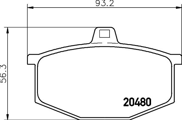 Mintex MDB1118 - Гальмівні колодки, дискові гальма autocars.com.ua