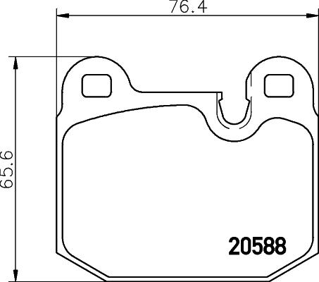 Mintex MDB1153 - Тормозные колодки, дисковые, комплект avtokuzovplus.com.ua