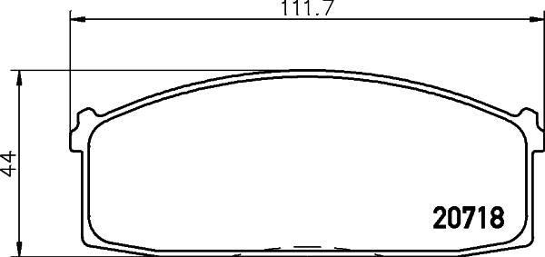 Mintex MDB1183 - Тормозные колодки, дисковые, комплект autodnr.net