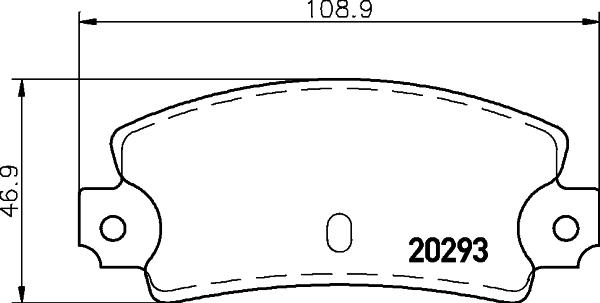 Mintex MDB1258 - Гальмівні колодки, дискові гальма autocars.com.ua