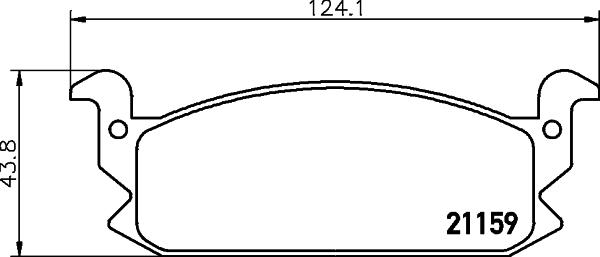 Mintex MDB1305 - Гальмівні колодки, дискові гальма autocars.com.ua