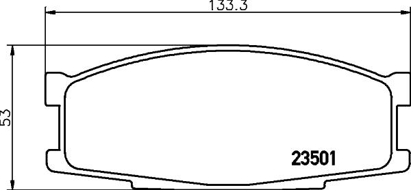 Mintex MDB1449 - Гальмівні колодки, дискові гальма autocars.com.ua