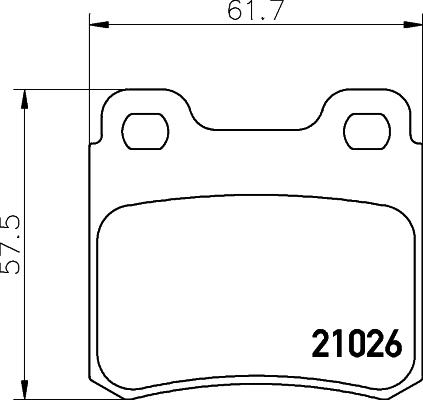 Mintex MDB1480 - Гальмівні колодки, дискові гальма autocars.com.ua