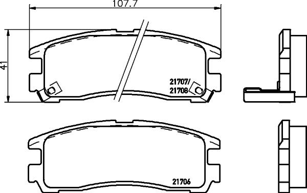 Textar TX0409 - Гальмівні колодки, дискові гальма autocars.com.ua