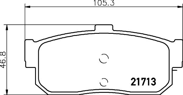 Mintex MDB1501 - Гальмівні колодки, дискові гальма autocars.com.ua