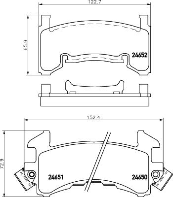 Mintex MDB1595 - Гальмівні колодки, дискові гальма autocars.com.ua