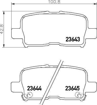 Mintex MDB1596 - Гальмівні колодки, дискові гальма autocars.com.ua