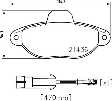 Mintex MDK0020 - Комплект гальм, дисковий гальмівний механізм autocars.com.ua