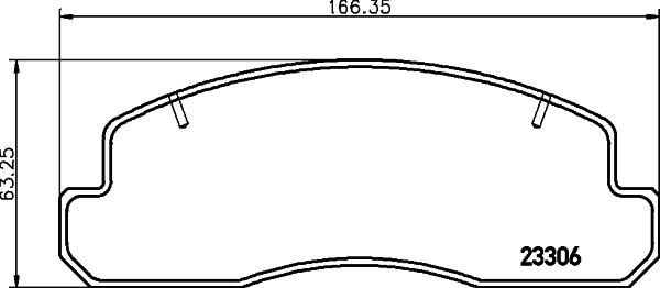 Mintex MDB1725 - Гальмівні колодки, дискові гальма autocars.com.ua