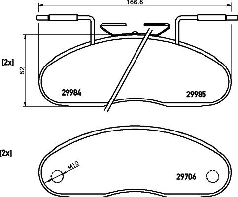 Magneti Marelli 363916060980 - Гальмівні колодки, дискові гальма autocars.com.ua