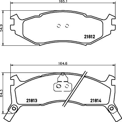 Mintex MDB1789 - Гальмівні колодки, дискові гальма autocars.com.ua