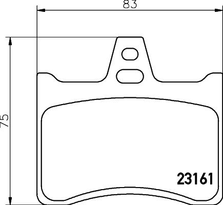 Mintex MDB1881 - Гальмівні колодки, дискові гальма autocars.com.ua