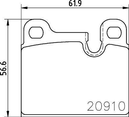 Mintex MDB2167 - Гальмівні колодки, дискові гальма autocars.com.ua