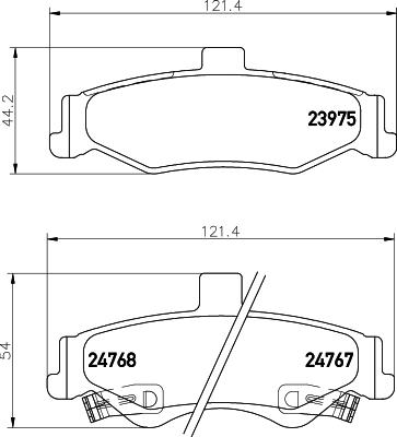 Mintex MDB2337 - Гальмівні колодки, дискові гальма autocars.com.ua