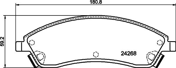 Mintex MDB2377 - Тормозные колодки, дисковые, комплект avtokuzovplus.com.ua