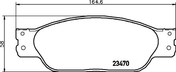 Mintex MDB2670 - Гальмівні колодки, дискові гальма autocars.com.ua