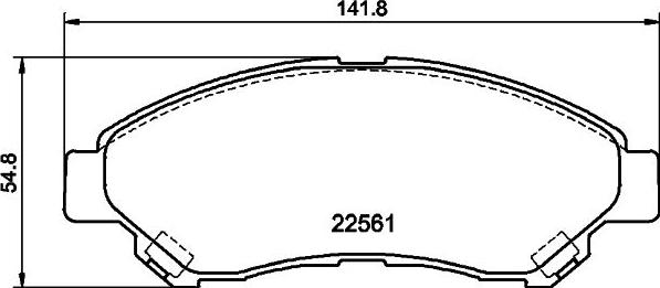 Mintex MDB3235 - Гальмівні колодки, дискові гальма autocars.com.ua