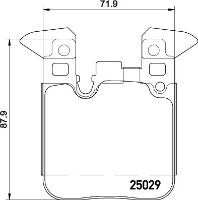 Mintex MDB3269 - Тормозные колодки, дисковые, комплект avtokuzovplus.com.ua