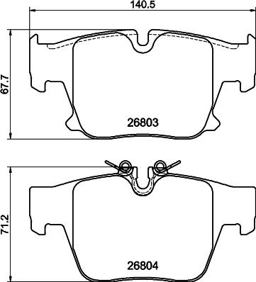 Mintex MDB4378 - Гальмівні колодки, дискові гальма autocars.com.ua