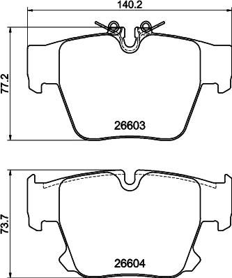 Mintex MDB4381 - Гальмівні колодки, дискові гальма autocars.com.ua