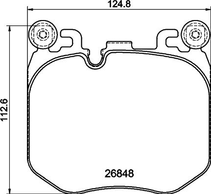 Mintex MDB4383 - Гальмівні колодки, дискові гальма autocars.com.ua