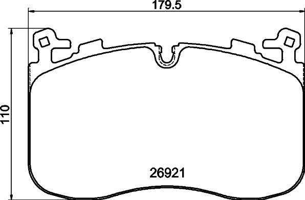 Mintex MDB4417 - Гальмівні колодки, дискові гальма autocars.com.ua