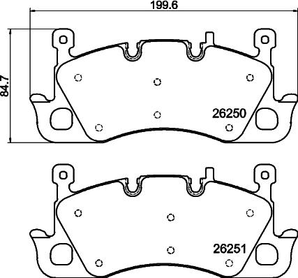 Mintex MDB4419 - Гальмівні колодки, дискові гальма autocars.com.ua