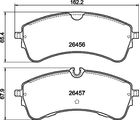 Mintex MDB4431 - Гальмівні колодки, дискові гальма autocars.com.ua