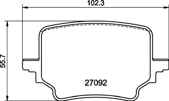 Mintex MDB4446 - Гальмівні колодки, дискові гальма autocars.com.ua