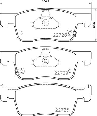 Mintex MDB84206 - Тормозные колодки, дисковые, комплект avtokuzovplus.com.ua