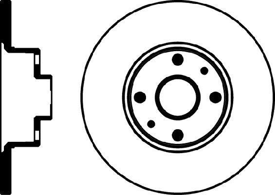 BOSCH 1 986 478 354 - Гальмівний диск autocars.com.ua