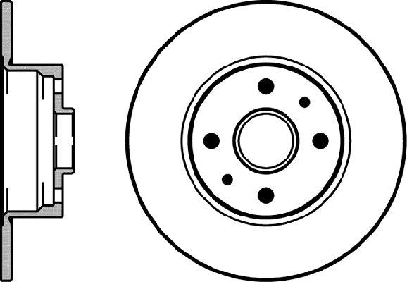 Mintex MDC1195 - Гальмівний диск autocars.com.ua