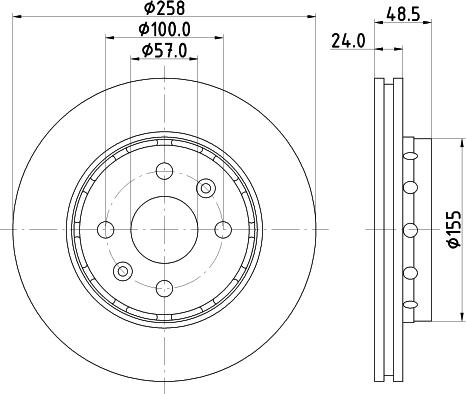 Mintex MDC1799 - Гальмівний диск autocars.com.ua