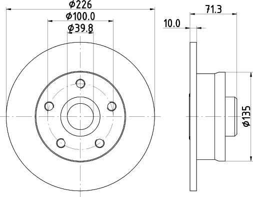 Mintex MDC1996 - Тормозной диск avtokuzovplus.com.ua