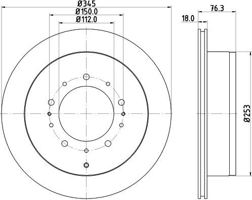 Mintex MDC2288 - Тормозной диск autodnr.net