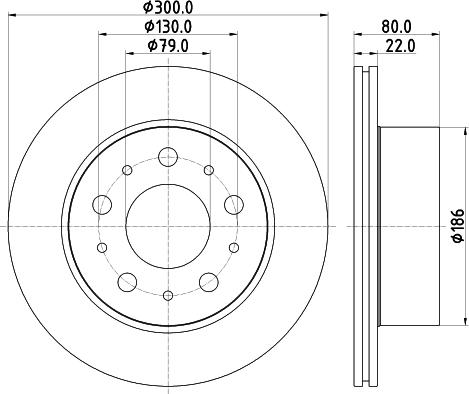 Mintex MDC2752C - Тормозной диск avtokuzovplus.com.ua