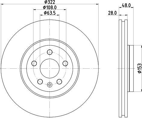 Protechnic PRD3126 - Тормозной диск avtokuzovplus.com.ua