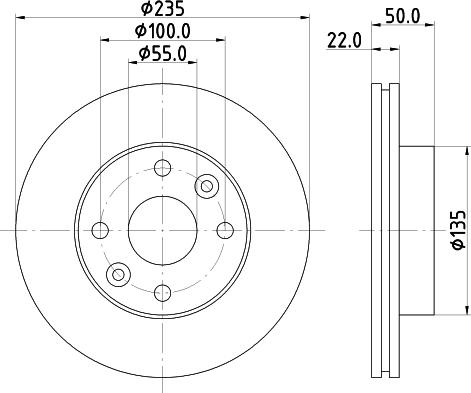 Mintex MDC2766 - Гальмівний диск autocars.com.ua