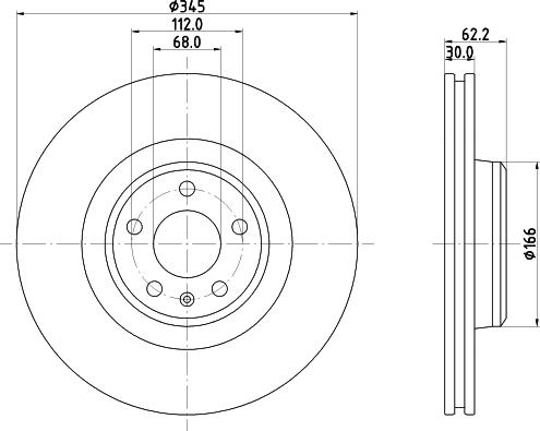 Mintex MDC2830C - Тормозной диск autodnr.net