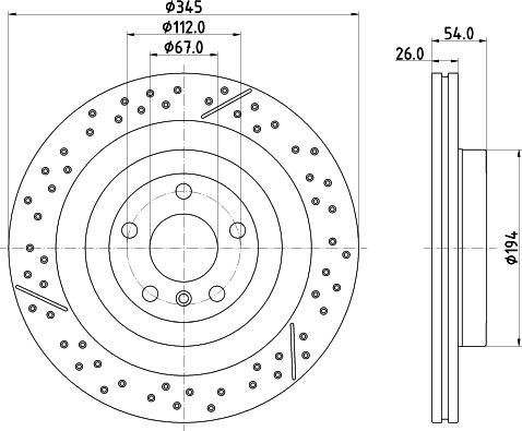 Mintex MDC2901C - Тормозной диск avtokuzovplus.com.ua