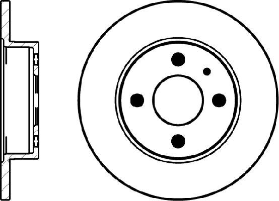 Optimal BS-0870 - Гальмівний диск autocars.com.ua