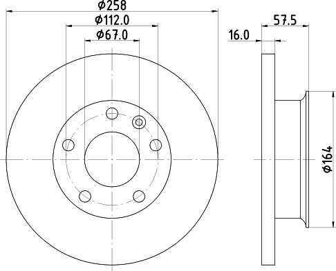 Mintex MDC413 - Тормозной диск avtokuzovplus.com.ua