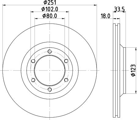 Mintex MDC620 - Тормозной диск autodnr.net