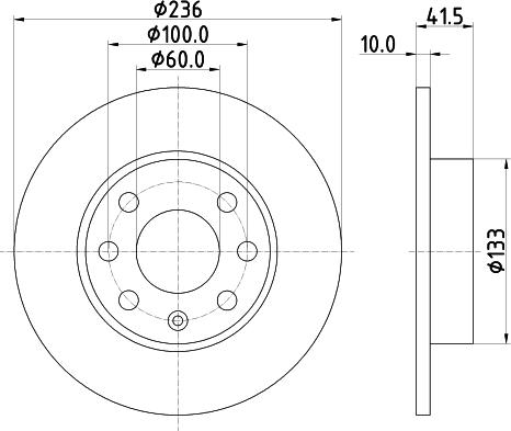 Mintex MDK0002 - Дисковый тормозной механизм, комплект autodnr.net