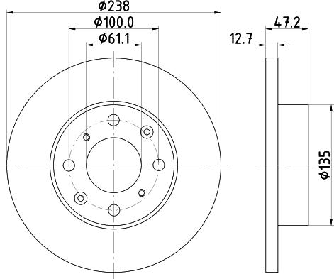 Mintex MDK0034 - Дисковый тормозной механизм, комплект avtokuzovplus.com.ua