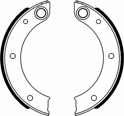 Mintex MFR647 - Комплект гальм, ручник, парковка autocars.com.ua