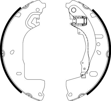 Mintex MFR783 - Комплект гальм, барабанний механізм autocars.com.ua