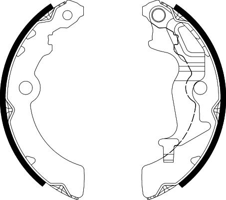 Mintex MFR786 - Комплект гальм, барабанний механізм autocars.com.ua
