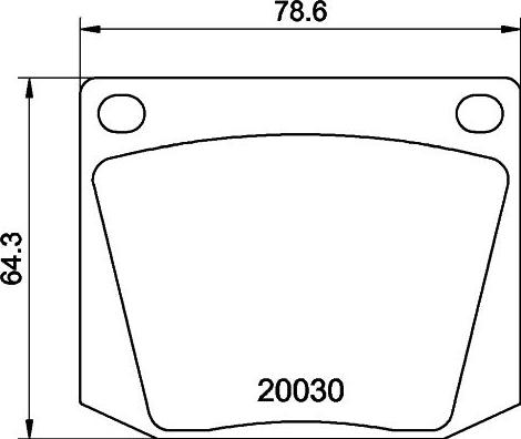 Mintex MGB525 - Гальмівні колодки, дискові гальма autocars.com.ua