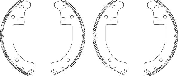 Mintex MSK037 - Комплект гальм, барабанний механізм autocars.com.ua